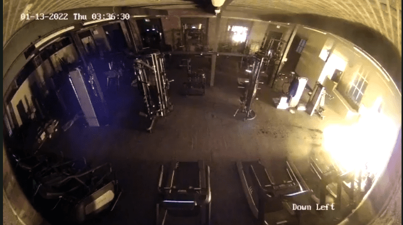 unit fitness gym fire