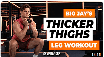 THICKER THIGHS LEG WORKOUT (HOME OR GYM) by Gymshark