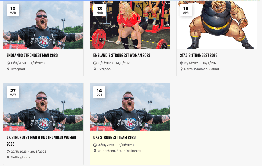 How To Find Strongman Events In The UK Gymfluencers