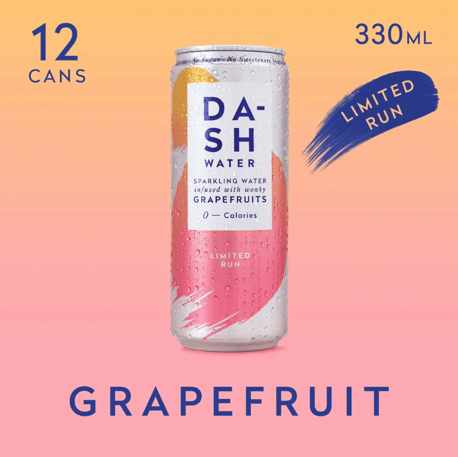 Dash Water Grapefruit: The Refreshing New Limited Edition Flavour