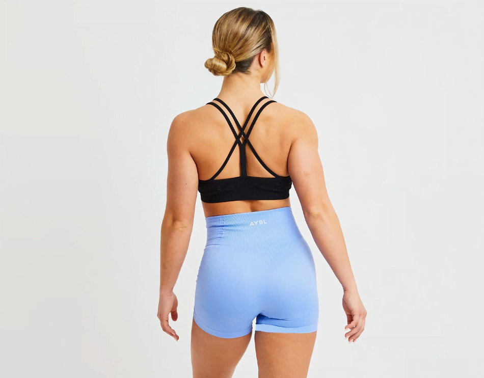 aybl essential seamless strappy sports bra