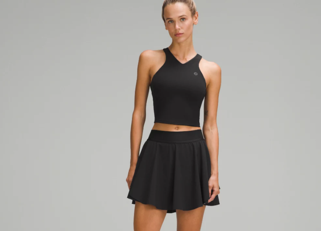 lululemon Cropped V-Neck Tennis Tank Top Review - Gymfluencers