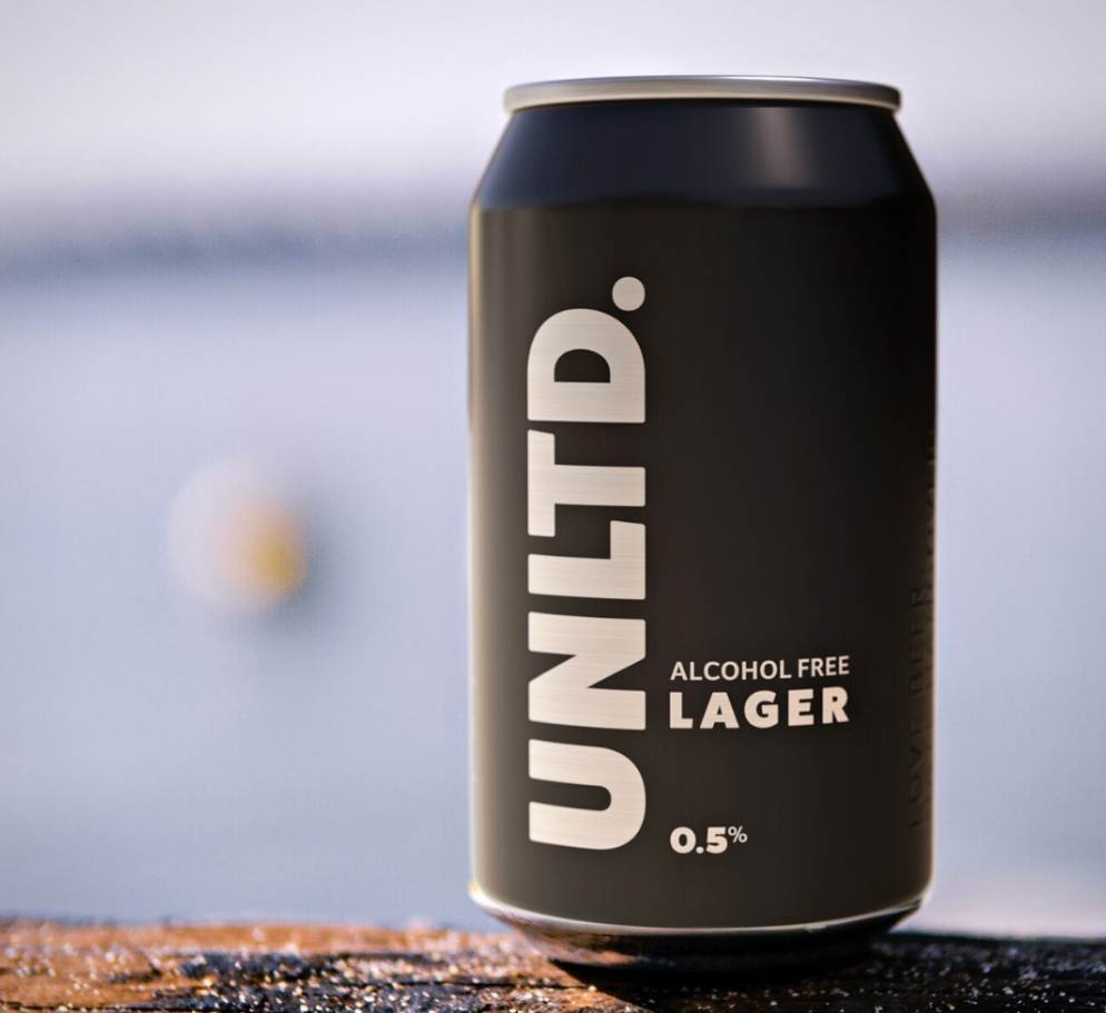 Officially The Best Alcohol Free Lager by UNLTD - Gymfluencers