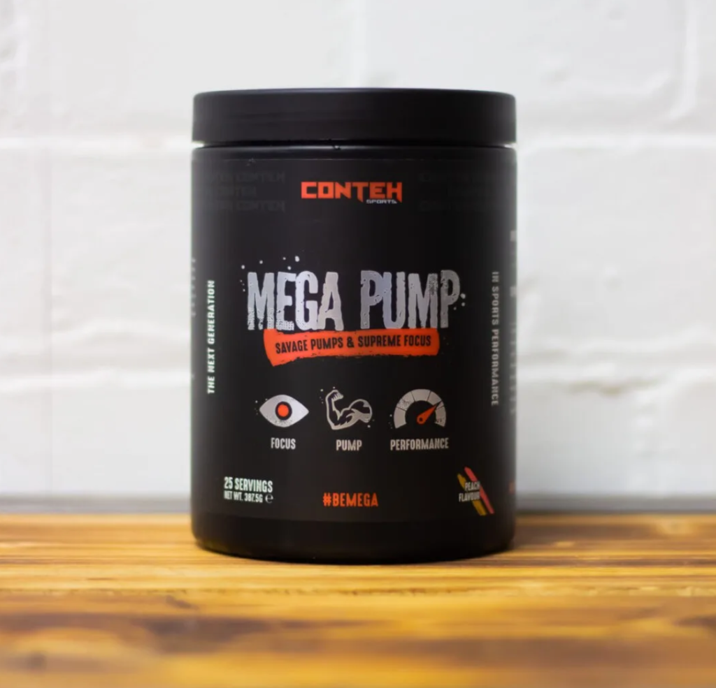 15% Off Conteh Sports Mega Pump Pre-Workout Discount Code - Gymfluencers